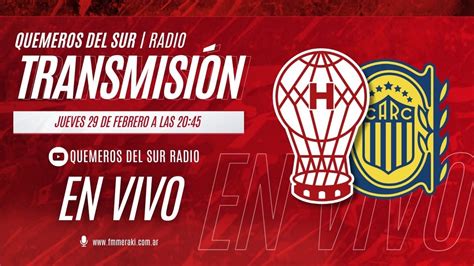 HURACÁN ROSARIO CENTRAL en por la Fecha 8 en vivo desde el Tomás