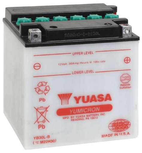 New Genuine Yuasa Yumicron Yb L B Motorcycle Battery V Ah Cca