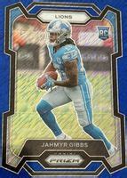 Jahmyr Gibbs 2023 Prizm 331 Blue Shimmer 25 Price Guide Sports Card