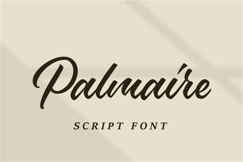 Palmaire Script Font Crella