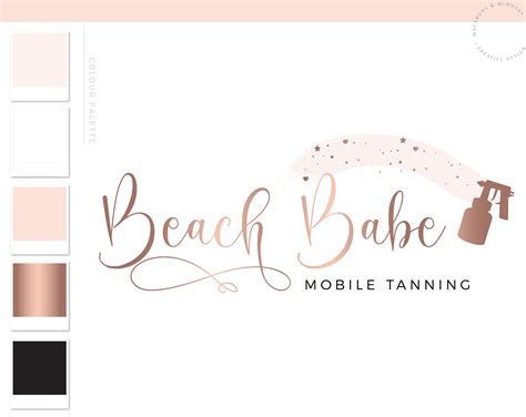 Templates Mobile Spray Tanning Logo Beauty Logo Beauty Salon Logo Diy