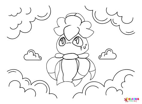 The Fomantis Coloring Page - Free Printable Coloring Pages