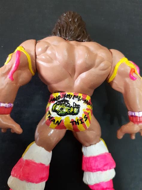 Custom Hasbro Wwf Macho Ultimate Warrior Hobbies Toys Toys Games