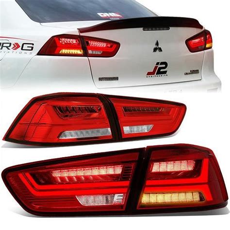 08 17 Mitsubishi Lancer EVO X 10 Sedan Sequential LED Turn Signal