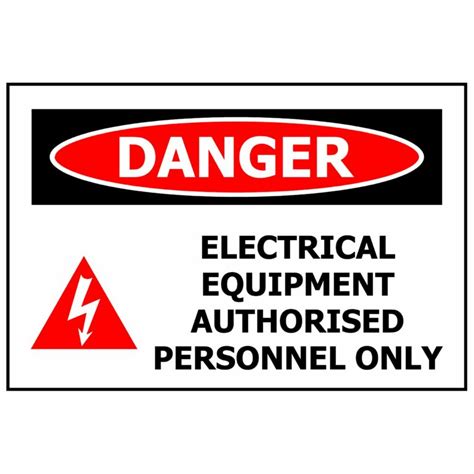 Electrical Signs - Safety Genius