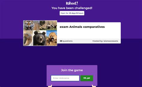 English Corner 5th Grade Kahoot Animals Comparatives – Otosection