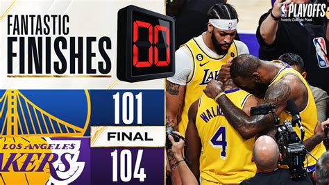 Final 2 09 WILD ENDING 6 Warriors Vs 7 Lakers Game 4 May 8 2023