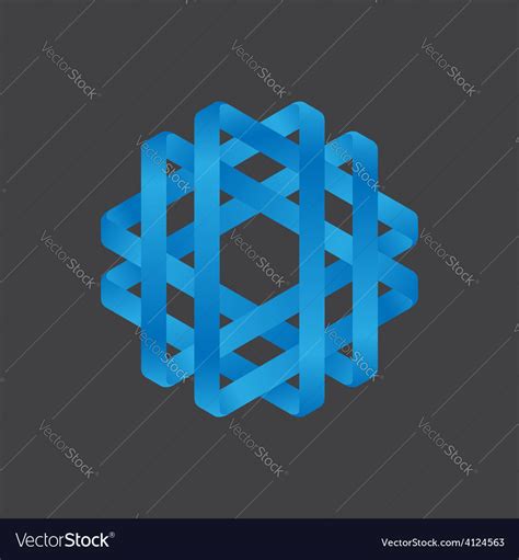 Abstract Polygon Logo Design Royalty Free Vector Image