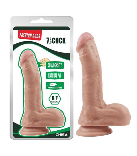 Dude Dildo Dual Density Con Test Culos Cm De Chisa