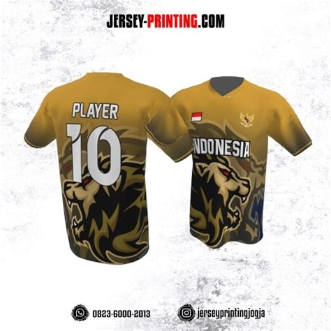 Jersey Atasan Badminton Volly Lari Futsal Kerah Polo Hitam Motif Batik