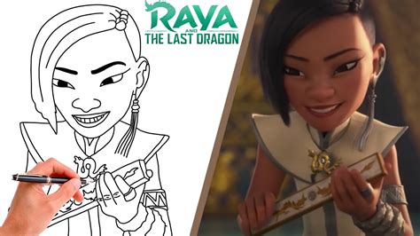 How To Draw Young Namaari From Raya And The Last Dragon Step By Step Youtube