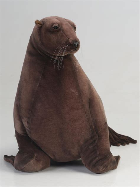 Hansa Stuffed Mechanical Seal Stuffed Animal For Sale At 1stdibs