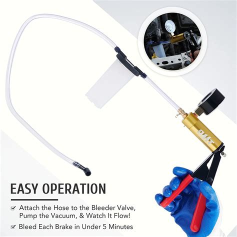 Buy Orion Motor Tech Brake Bleeder Kit With Hand Vacuum Pump And