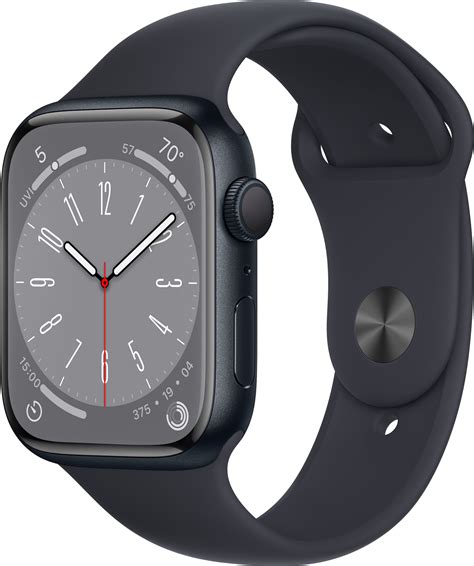 Apple Watch Series 8 45mm GPS midnight alu midnight sportsbånd