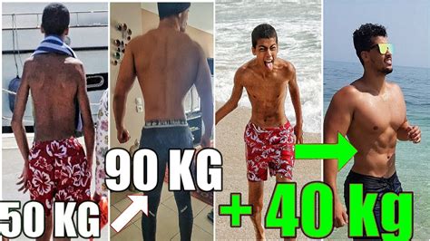 Ma Transformation Physique De 50 Kg à 90 Kg Youtube