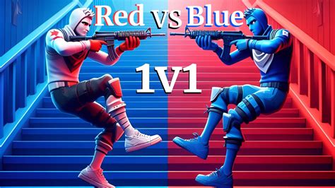 Red Vs Blue 1v1🔴🔵 6230 7076 4159 By Lanna フォートナイト