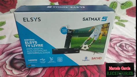 Apresentando O Receptor ELSYS SATMAX 5 Um Dos Melhores Aparelhos Sat HD