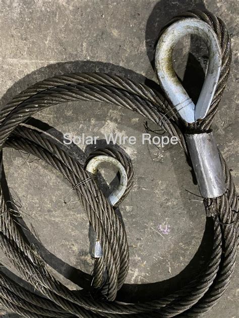 Thimble Eye Spliced 18x19iws Steel Wire Rope Sling