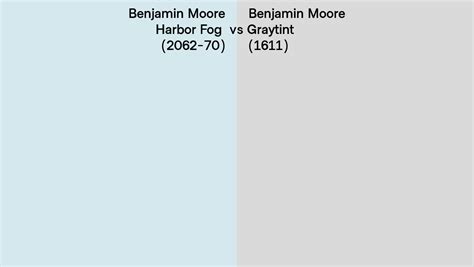 Benjamin Moore Harbor Fog Vs Graytint Side By Side Comparison