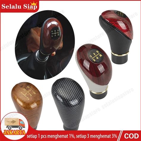 Jual Shift Knob Universal Knop Gear Knob Kayu Type R Tuas Gigi