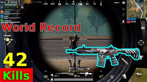 World Record In PUBG MOBILE 42 Kills PUBG MOBILE YouTube