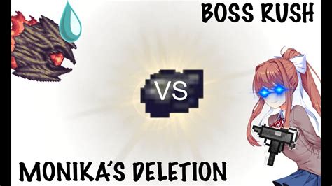 Calamity Boss Rush Vs Monika S Deletion Jimmy S Arsenal Mod Youtube