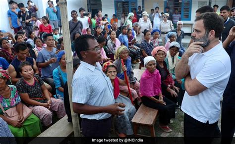 हिंसा कोई समाधान नहीं राहुल गांधी मणिपुर दौरे के दौरान राहत शिविरों में गए राज्यपाल से भी