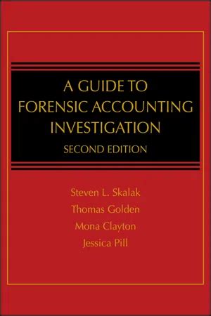 Pdf A Guide To Forensic Accounting Investigation Von Steven L Skalak