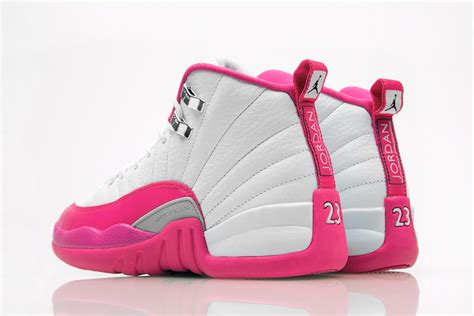 Air Jordan 12 GS White Dynamic Pink Release Date - Sneaker Bar Detroit