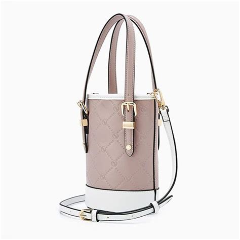 Túi Xách Nữ Lyn Reven Bucket Bags Pink LL FBF Màu Hồng Nude Vua Hàng Hiệu