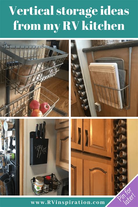 25 Storage Tips And Ideas For Organizing Rv Kitchens Camper Kitchen Camper Hacks Camper