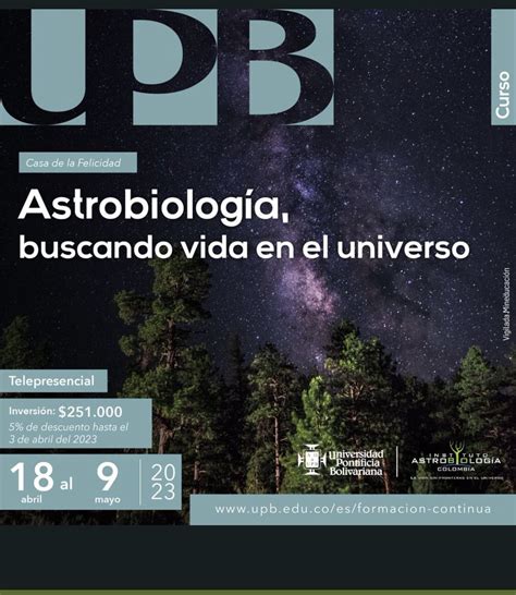 Astrobiolog A On Twitter Ya Iniciamos Inscripciones Al Curso De