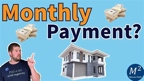 How To Calculate Your Monthly Payment On A Mortgage Home Loan Using