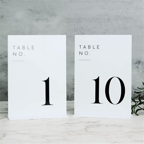 Amazon Koskimer Acrylic Table Numbers For Wedding Reception