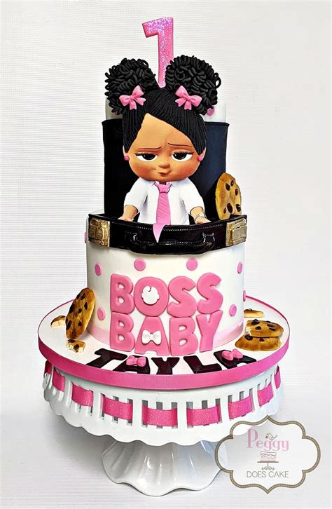 Girl Boss Baby Cake Decorated Cake By Peggy Does Cake Cakesdecor