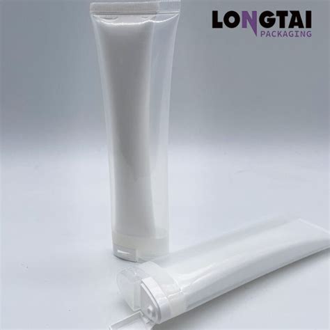 D Mm Oval Plastic Dual Chamber Packaging Tube Longtai Pack