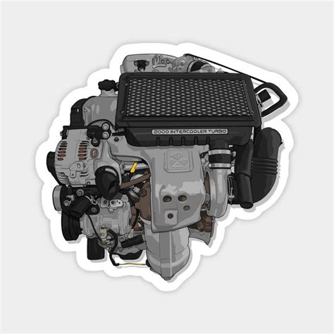 3s-gte Engine Magnet | 3s Gte Sticker