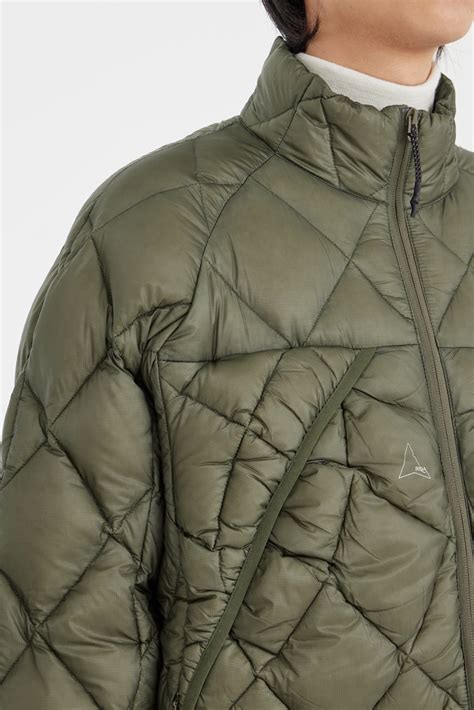 Light Down Jacket Dark Green Obscura