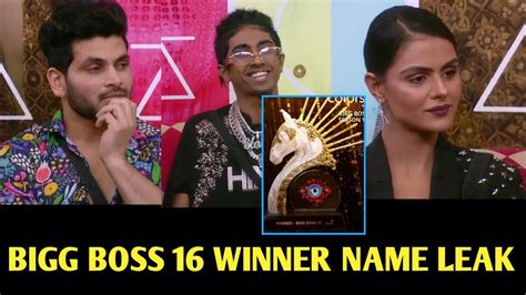 Bigg Boss 16 Winner Name Leaked 2023 Bigg Boss 16 Winner Shiv Thakre