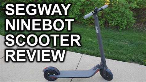 Segway Ninebot E Electric Scooter Review And Demonstration Youtube