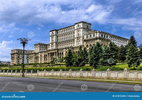 Bucharest Palace Of Parliament Romania Stock Photo Image Of