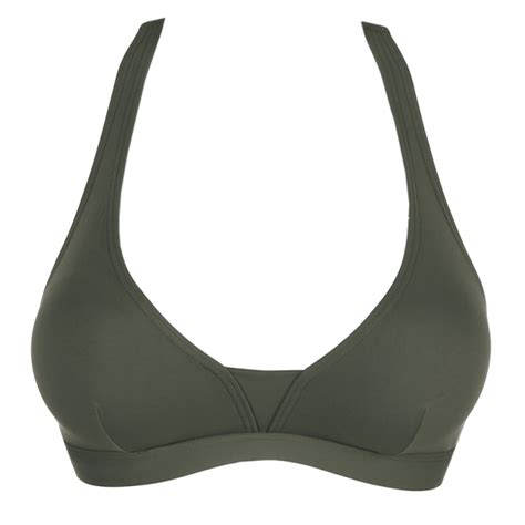PrimaDonna Swim Holiday Plunge Bikini Oberteil Dark Olive Annadiva