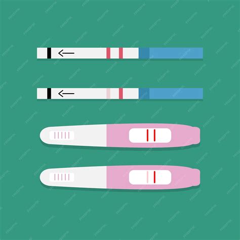 Premium Vector Pregnancy Tests Realistic Vector Illustrations Set