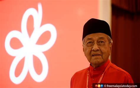 Dr M Letak Jawatan Pengerusi PPBM FMT