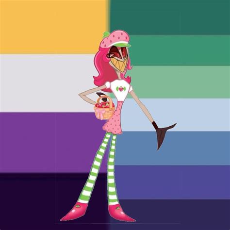 Strawberry Shortcake Alastor Nonbinary Gay Pfp Strawberry Shortcake Shortcake Lesbian
