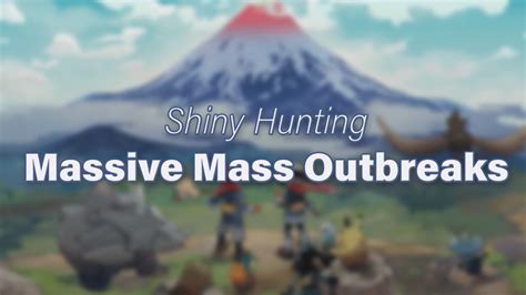 Shiny Hunting the Massive Mass Outbreaks in Pokémon Legends Arceus