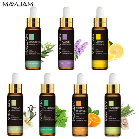 Buy Mayjam 10ml Pure Essential Oil For Aromatherapy Diffuser Humidifier