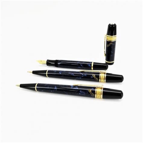 Set MONTBLANC pluma estilográfica bolígrafo y portaminas Edición