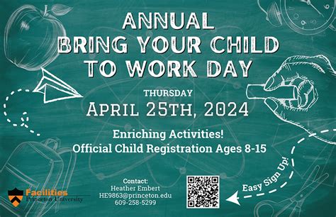 Bring Your Child To Work Day Inside Facilities