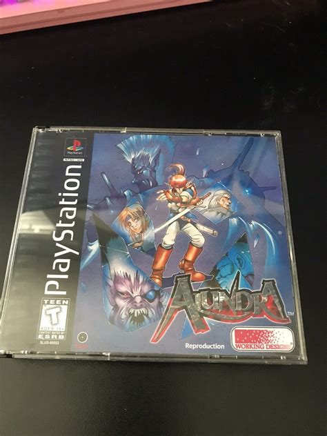 Alundra Series Ps1 Rpg Reproduction Case Etsy